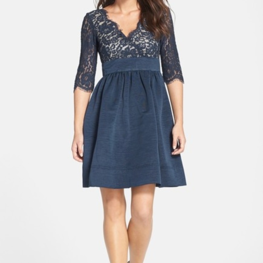 Blue  Lace Dress